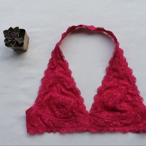 FREE PEOPLE HALTER BRA